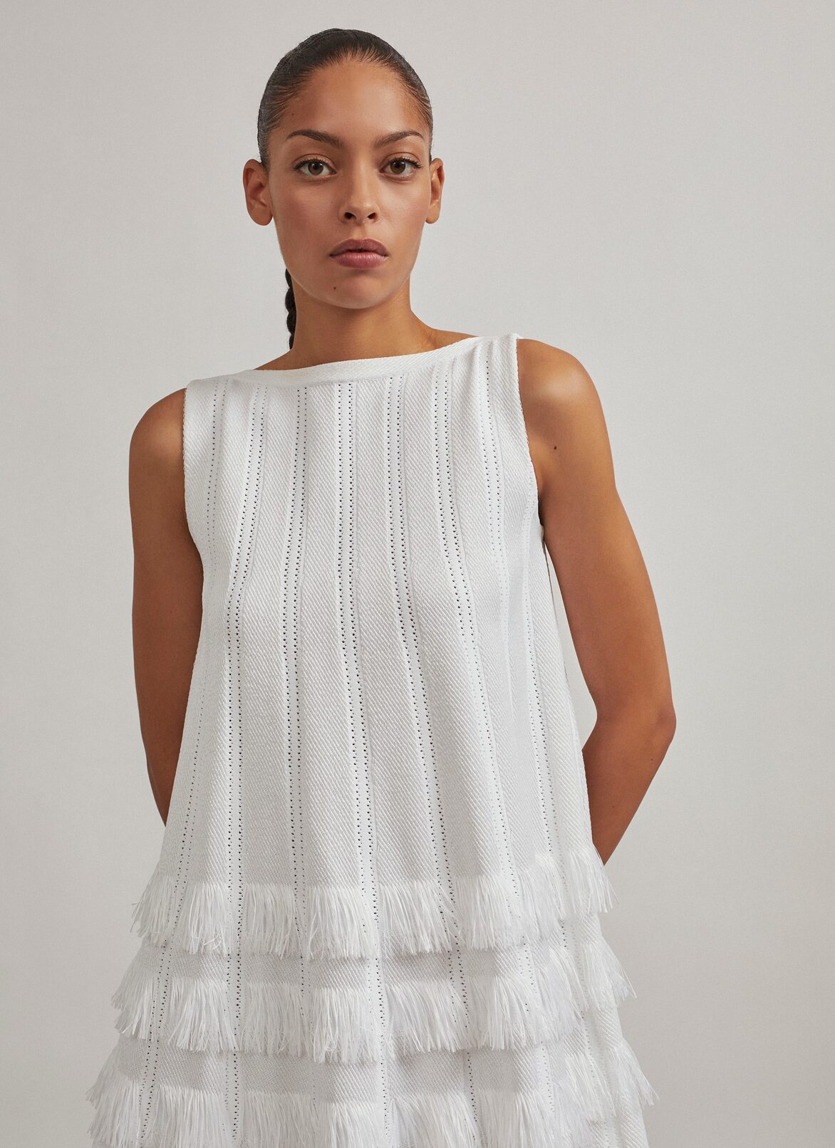 Cardigan ALAÏA WHITE CARDIGAN
